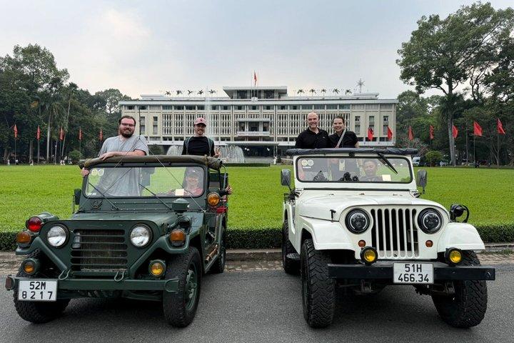 Saigon Discovery by US Army Jeep: Day History & Night Street Food