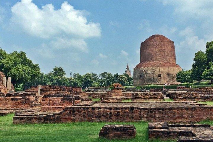 Full Day Varanasi Private Tour with Sarnath, Ghats and Boat Ride