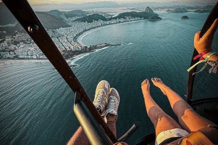 Private Helicopter Tour in Rio de Janeiro -DOORS OFF - 3 people
