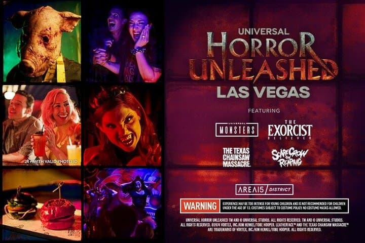 Universal Horror Unleashed at AREA15 in Las Vegas