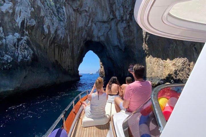 Capri Semi-Private Boat Tour with City Visit