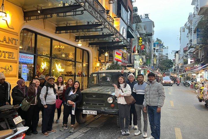 Hanoi Jeep Tour : City Highlights, Train St & Hidden Gems
