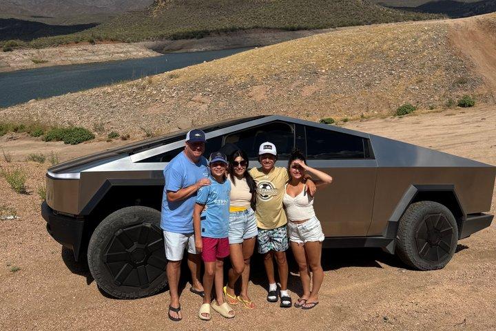 The Original Tesla Cybertruck/Jetsurf Tour in the Sonoran Desert
