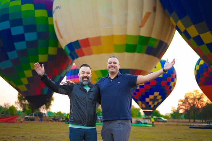 Balloon flight y Breakfast in the cave y Tour Pyramids from cdmx