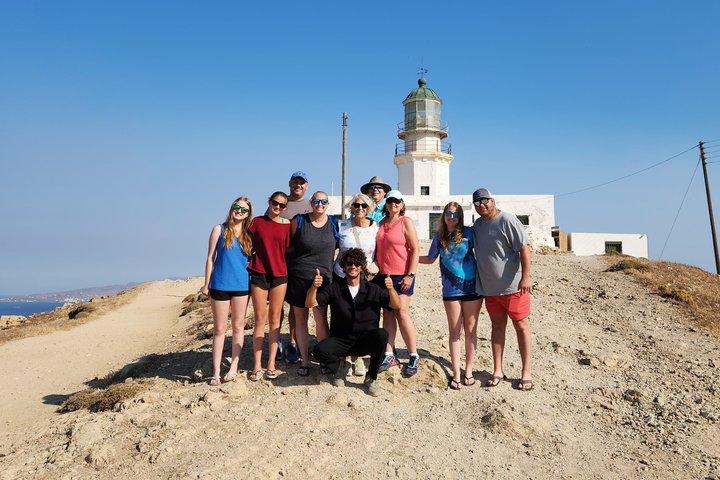 Mykonos Private Jeep Renegade Island Tour with Local Guide