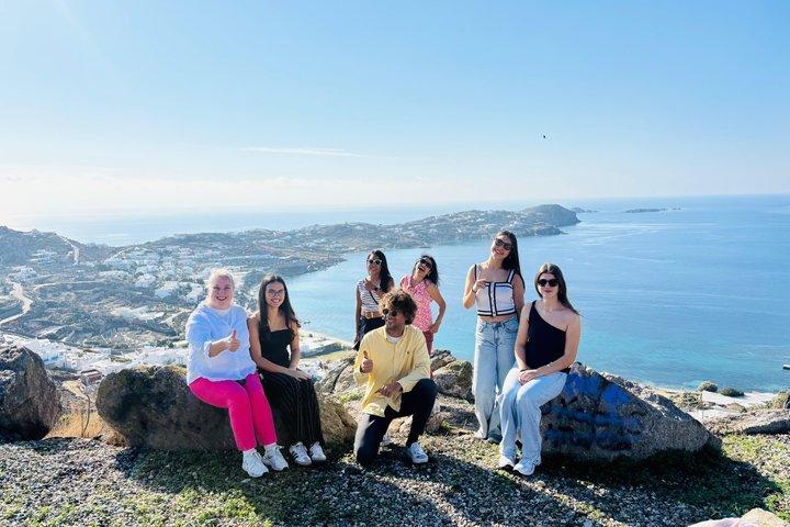 Mykonos Private Jeep Renegade Island Tour with Local Guide