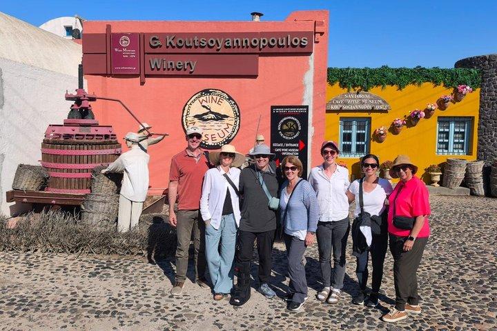 Santorini Wine Tour in two or three Wineries