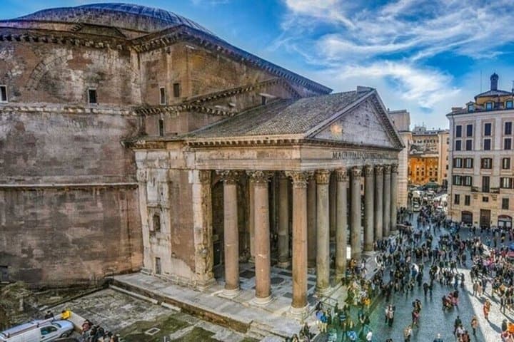 Rome Pantheon Ticket with Audio & Optional Neptune Basilica Tour