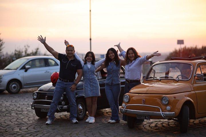 Private Luxury Vintage Fiat 500 Tour & Professional Photoshoot