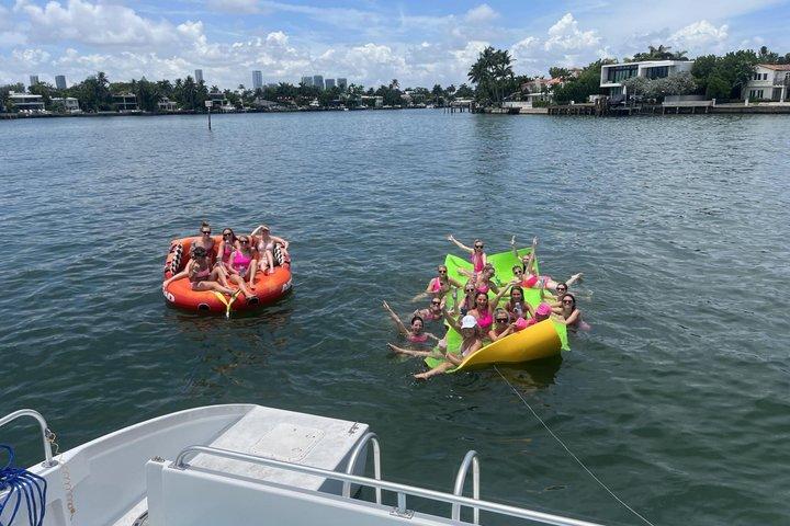 Miami 3 Hour Party Boat with Jet ski Banana Boat and open bar