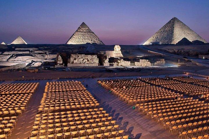 Sound & Light Show at the Pyramids in Cairo