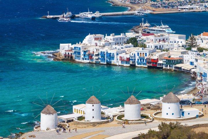 Mykonos Essential Tour for Cruisers Direct Port Pickup and Return