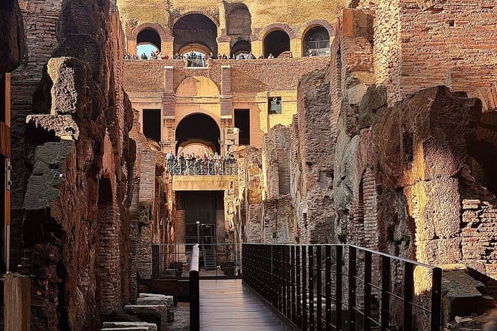 Undergrounds Areas Colosseum and Roman Forum Small Group Tour