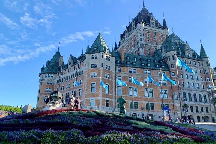 Montmorency Waterfall and Quebec City Tour from Montreal with Bus