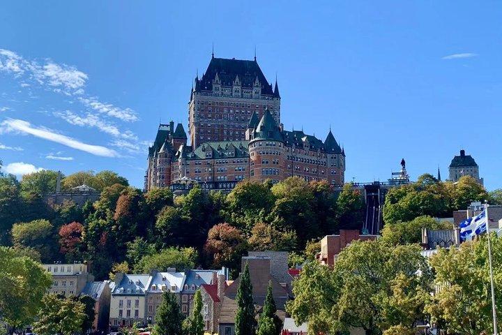 Montmorency Waterfall and Quebec City Tour from Montreal with Bus