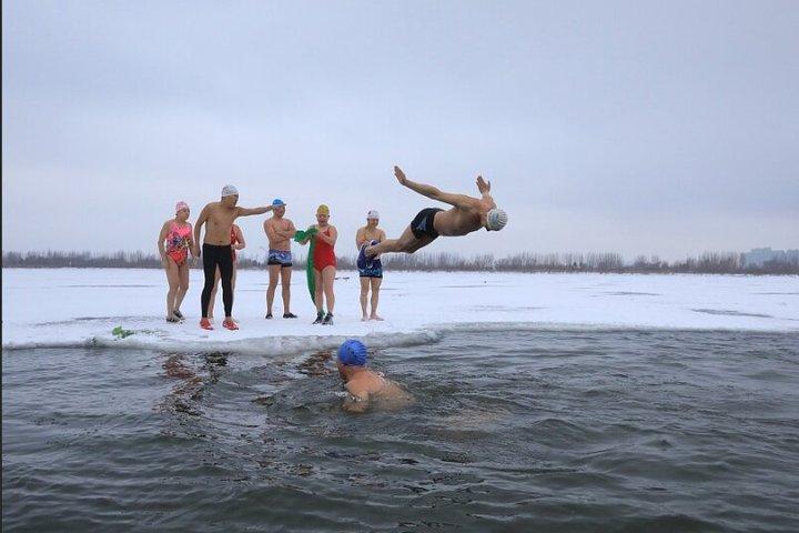 Harbin City Day Tour Songhua River Ropeway and Ice Swimming Show