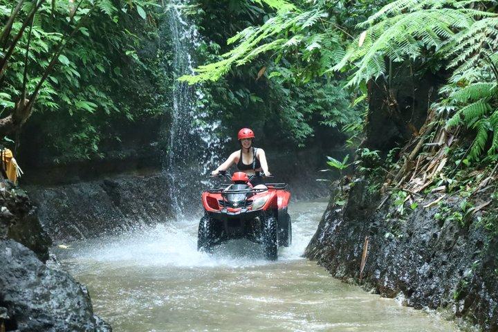 Bali ATV Quad Bike — Waterfall, Tunnel, Gorilla Statue Adventure