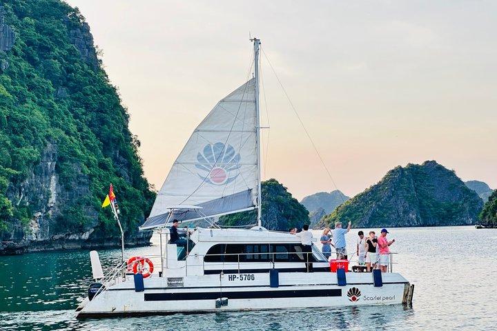 Scarlet Pearl Cruise Ha Long and Lan Ha Bay 2D1N Tour from Hanoi