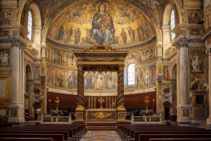 Basilica Santa Maria Maggiore entrance and audio guide