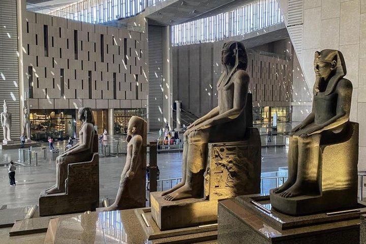 Giza Pyramids & Grand Egyptian Museum Private Full Day Tour