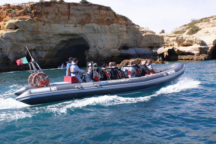 Dolphin Watching & Benagil Caves Boat Tour from Portimão