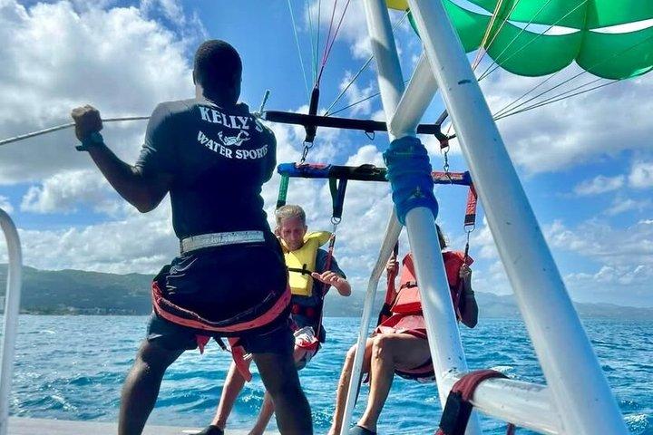 Montego Bay Jamaica Jet Ski Jet Car and Parasailing Adventure