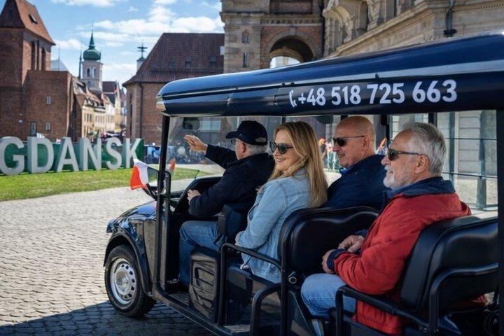 Premium City Tour Gdansk 'Golf Cart & Local Beer & Hidden Gems