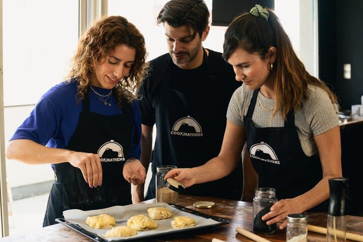 Quick Greek Street Food Cooking Class in Athens