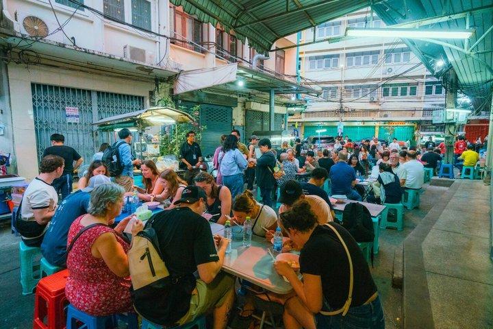 Bangkok Street Food and Night Lights by Tuk Tuk