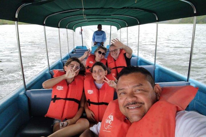 Panama Canal and Monkey Island in Gatun Lake