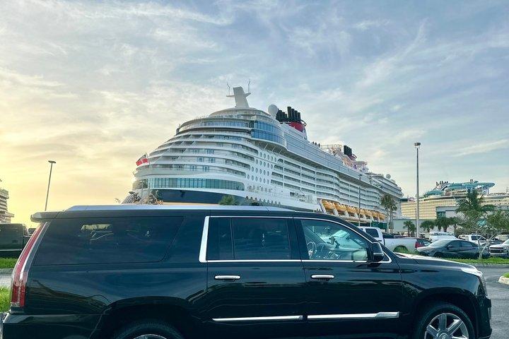 Port Canaveral to Kennedy Space Center Tour then to MCO Airport