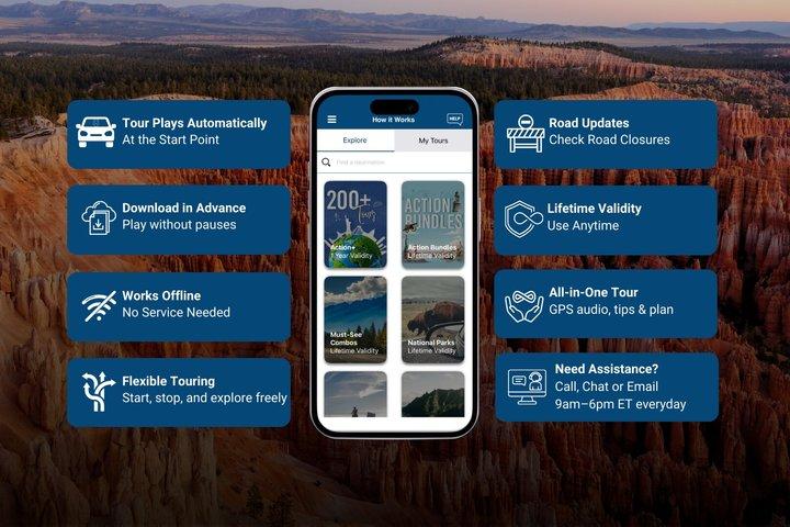 US West National Parks Driving and Walking Audio Tour Bundle