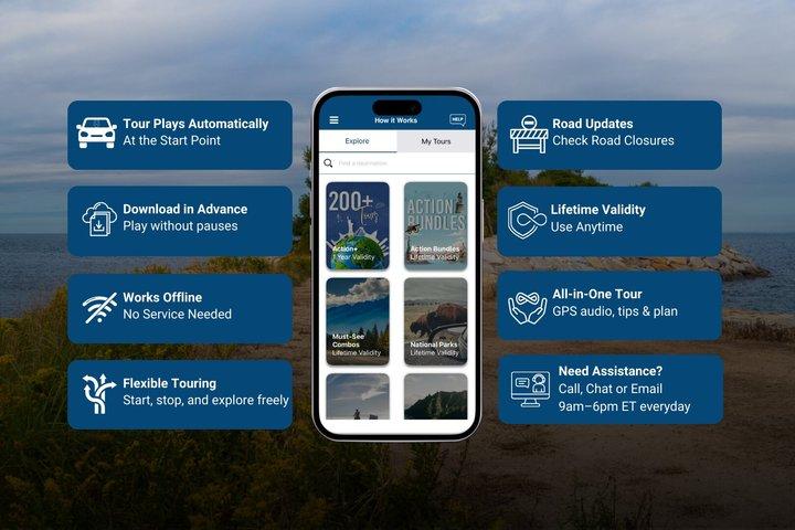 Massachusetts Self-Guided Audio Tour Bundle: 10+ Tours