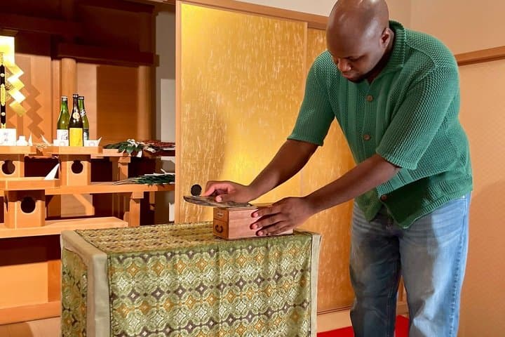 Katsuobushi Shaving Experience at a Shinto Shrine