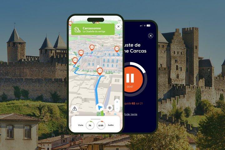 Carcassonne Audioguided walking tour 2h30 and 27 audios