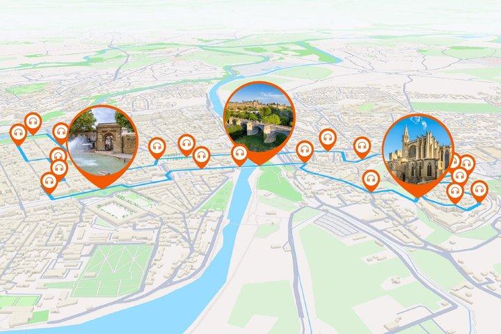 Carcassonne Audioguided walking tour 2h30 and 27 audios