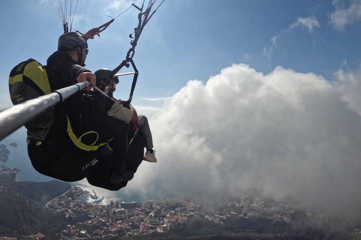 Budva: Tandem Paragliding from 2,500ft with GO2FLY team