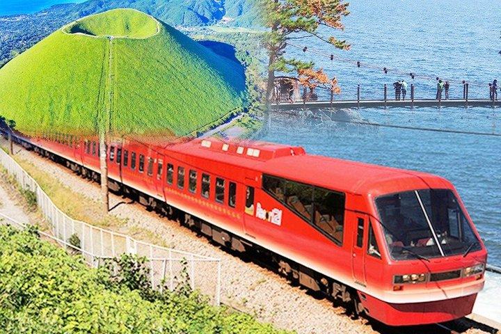 Izu Small Group: Ocean-View Train, Mt. Omuro & Coast