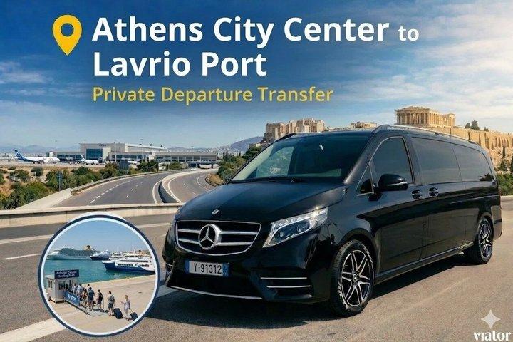 Athens City Center To Lavrio Port Private Departure Transfer