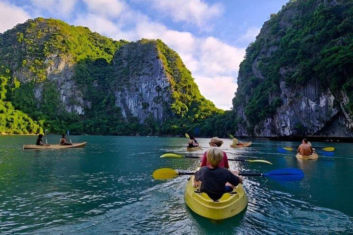 Capella Cruise Halong Bay and Lan Ha Bay 2D1N Tour from Ha Noi