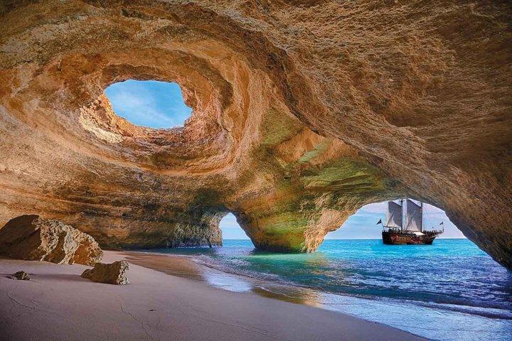 Day trip to Algarve lagos with Benagil cave Boat tour