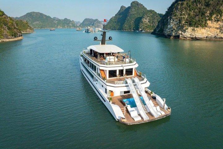 Premium Ha Long Lan Ha Bay Day Cruise Experience from Hanoi