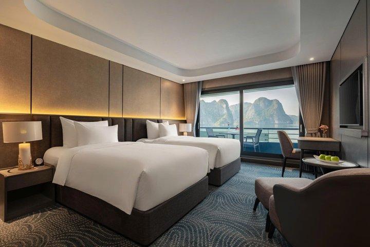 Premium Ha Long and Lan Ha Bay 2D1N Cruise Adventure from Hanoi
