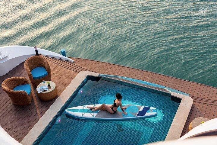 Capella Cruise Halong Bay and Lan Ha Bay 2D1N Tour from Ha Noi