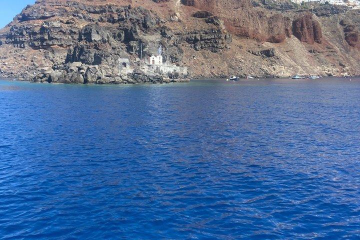 Premium Santorini Daytime Catamaran Cruise with BBQ & Open Bar