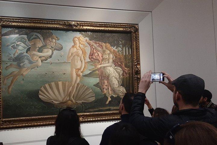 Uffizi Gallery: Self-guided App Visit & Optional Accademia Museum