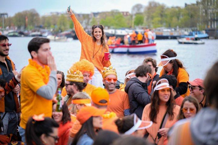 Amsterdam King’s Day Boat Party with Unlimited Drinks 2027