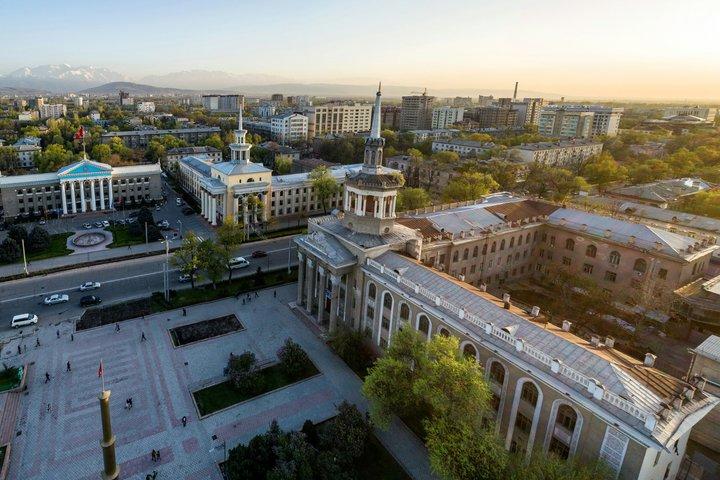 Bishkek : USSR History , Soviet Architects , Statues & Mosaics