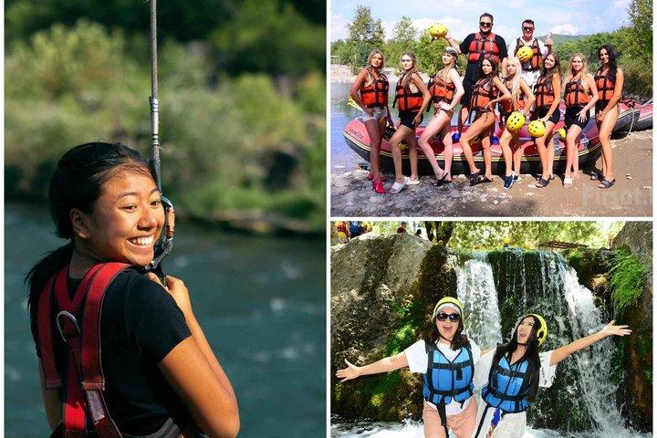 Antalya Quad, Buggy, Rafting & Zipline Tour w/Lunch & Transfer