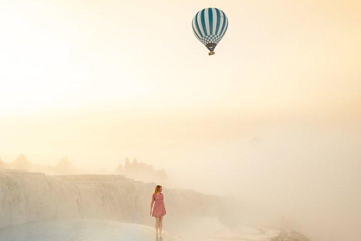 From Antalya Pamukkale Hot Air Balloon Flight with Lunch